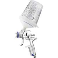 Pistolet de peinture de premi&egrave;re qualit&eacute; 4400?B RP?1,2 SR avec godet RPS 0,3?L, pour les retouches de finitions automobiles, Entr&eacute;e d'air 1/4" NPT, 7,06 pi³/min, Capacit&eacute; 0,3 L, 0,17 psi Action Paper