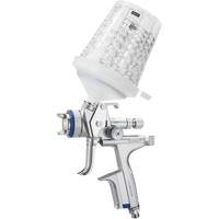 Pistolet de peinture 5000 B RP avec buse 1,2 et trois godets polyvalents RPS 0,3 l/0,6 l/0,9 L, Entr&eacute;e d'air 1/4" NPT, 10,24 pi³/min, Capacit&eacute; 0,3 L/0,6 L/0,9 L, 0,17 psi Action Paper