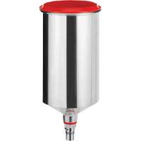 Gobelet r&eacute;utilisable en aluminium 1,0?L avec raccord QCC, sans filetage fin Action Paper