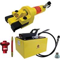 Ensemble de brise-talon pour pneus g&eacute;ants avec pompe hydraulique de 2 gallon Action Paper