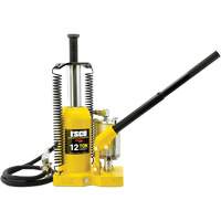 Cric-bouteille de s&eacute;rie Pro, 12 tonne(s), Air comprim&eacute;/hydraulique, 18-1/2" Hauteur &eacute;lev&eacute;e Action Paper