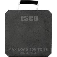 Plaque de support de v&eacute;rin d'une capacit&eacute; de 100 tonnes Action Paper