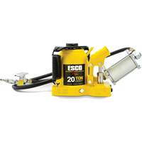 Pro Series “Shorty” Bottle Jack, 20 Ton(s), Air Hydraulic, 12-5/8" Raised Height Action Paper