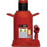 Cric-bouteille professionnel, 60 tonne(s), 18-11/16" Hauteur &eacute;lev&eacute;e Action Paper