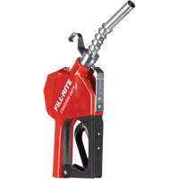 Red Automatic Gasoline Spout Nozzle Action Paper