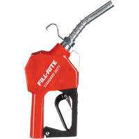 Red Automatic Gasoline Spout Nozzle Action Paper