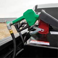Green Automatic Gasoline Spout Nozzle Action Paper