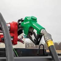 Green Automatic Diesel Spout Nozzle Action Paper