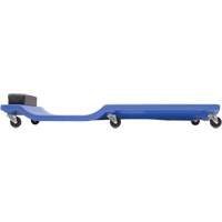 Blue Low Profile Plastic Creeper Action Paper