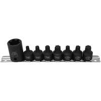 Pickup Truck Bed Bolt Socket/Bit Set, 8 Pieces, 1/2"/3/8" Drive Size Action Paper