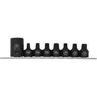 Pickup Truck Bed Bolt Socket/Bit Set, 8 Pieces, 1/2"/3/8" Drive Size Action Paper