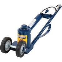 Air-Actuated Truck Jack, 20 Ton(s) Capacity, 9-1/2" Lowered, 17-1/2" Raised, Air Hydraulic Action Paper