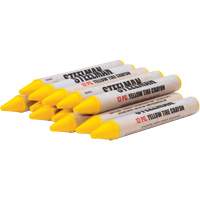 Semi-Permanent Yellow Tire Marking Crayons Action Paper