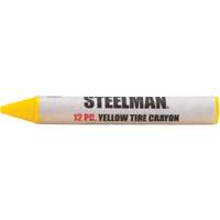 Semi-Permanent Yellow Tire Marking Crayons Action Paper