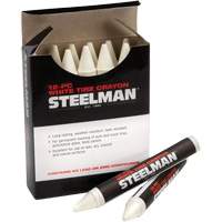 Semi-Permanent White Tire Marking Crayons Action Paper
