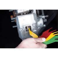 8-Piece Colour-Coded Brake Lining Thickness Gauge Action Paper
