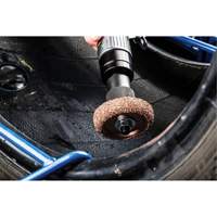 Tungsten Carbide Buffing & Abrasion Wheel for Low-Speed Tire Buffer, 2-3/5" Diameter, 4.5" L, 4" W, 1.1" H Action Paper
