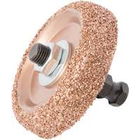 Tungsten Carbide Buffing & Abrasion Wheel with Hex Adapter for Low-Speed Tire Buffer, 2-3/5" Diameter, 4.5" L, 4" W, 1.1" H Action Paper