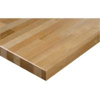 Hardwood Workbench Top, 48" W x 24" D, Square Edge, 1-1/4" Thick FM937 | Action Paper