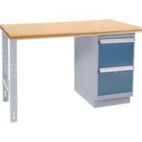 Industrial Duty Workbench, 24" W x 60" D x 34" H, 1000 lbs. Capacity Action Paper
