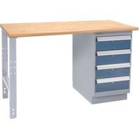 &eacute;tabli industriel, Cap 1000 lb, 72" la x 36" p, 34" h Action Paper