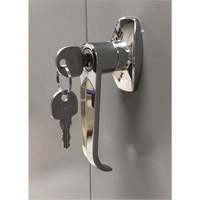 Armoire de rangement, Acier, 4 Tablettes, 66" h x 30" la x 15" P, Gris Action Paper