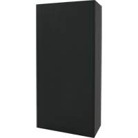 Combination Storage Cabinet, 36" W x 18" D x 72" H, Black Action Paper
