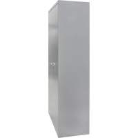 Armoire garde-robe, Acier, 36" la x 18" p x 72" h, Gris Action Paper