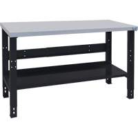 Industrial Modular Workbench, 48" W x 24" D x 1000 lbs. Capacity Action Paper
