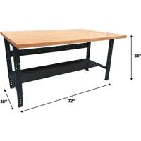 &eacute;tabli modulaire industriel, Cap 1000 lb, 72" la x 48" p Action Paper
