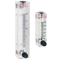 VFA In-Line Flow Meter - 2" Scale, Tube Action Paper