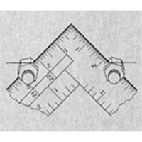 Fixations de calibre d'escalier pour &eacute;querres de charpente & &eacute;querres de charpentier Action Paper