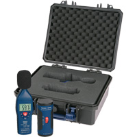 Ensemble de sonom&egrave;tre et calibrateur, Gamme de mesure 30 - 130 dB Action Paper