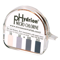 pHydrion CM-240 Hydrion Chlorine Test Paper Action Paper