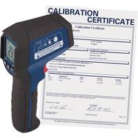 Infrared Thermometer with ISO Certificate, -31°- 1202° F ( -35° - 650° C ), 12:1, Adjustable Emmissivity Action Paper