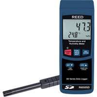 Data Logging Thermo-Hygrometer, 5% - 95% RH, 32° - 122° F ( 0° - 50°C ) Action Paper
