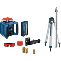 Ensemble laser rotatif horizontal auto-nivelant Revolve2000, 2000' (609,6 m), 670 N.m Action Paper