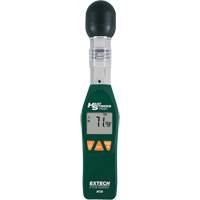 Compteur de contrainte thermique &agrave; thermom&egrave;tre globe mouill&eacute; Extech Action Paper