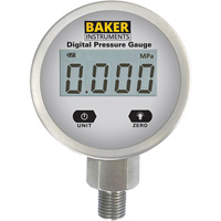 B5000 Series Pressure Gauge, 2-1/2" , 0 - 30 psi/0 - 831 in. w.c./0-206.8 kPa, Bottom Mount, Digital Action Paper