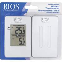 Indoor/Outdoor Wireless Thermometer, Non-Contact, Analogue, 31-158°F (-35-70°C) Action Paper