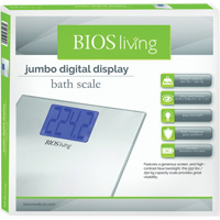 Jumbo Digital Display Scale, 550 lbs. Cap., 0.2 lbs. / 0.1 kg Graduations Action Paper