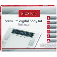 Premium Digital Body Fat Scale, 441 lbs. Cap., 100 g Graduations Action Paper