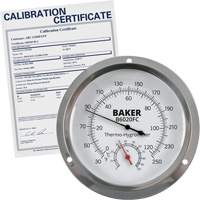 Dial Thermo-Hygrometer with ISO Certificate, 0% - 100% RH, 30 - 250°F (0 - 120°C) Action Paper