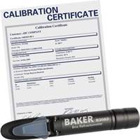 Refractometer with ISO Certificate, Analogue (Sight Glass), Br Action Paper