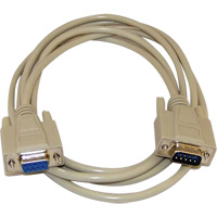 RS232 IBM 9P Male-to-Female Cable Action Paper