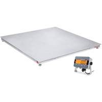 DEFENDER 3000 Floor Scale, 2500 lbs. Capacity, 48" W x 48" L Action Paper