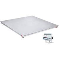 DEFENDER 5000 Washdown Floor Scale, 2500 lbs. Capacity, 48" W x 48" L Action Paper