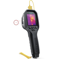 Cam&eacute;ra d'imagerie thermique IR 24:1 avec laser Bullseye et thermocouple de type K, 160 x 120 pixels, -10° - 45°C (14° - 113°F), 70 mK Action Paper