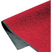 ColorStar Matting, Wiper, 3' x 5' x 3/8", Red/Black Action Paper