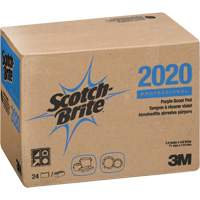 Tampons &agrave; r&eacute;curer pourpreScotch-Brite Mauve, 4-1/2" lo x 2-4/5" la Action Paper
